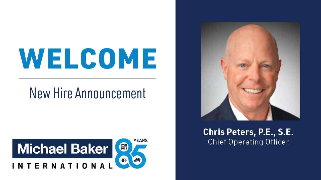 Image for Michael Baker International Strengthens Operational Excellence with Appointment of Chris Peters, P.E., S.E., as Chief Operating Officer